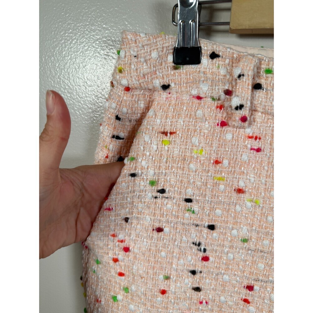 Amanda Uprichard Tweed Sawyer Blazer Skirt Set Size Small/Medium Pink Confetti - Picture 14 of 15
